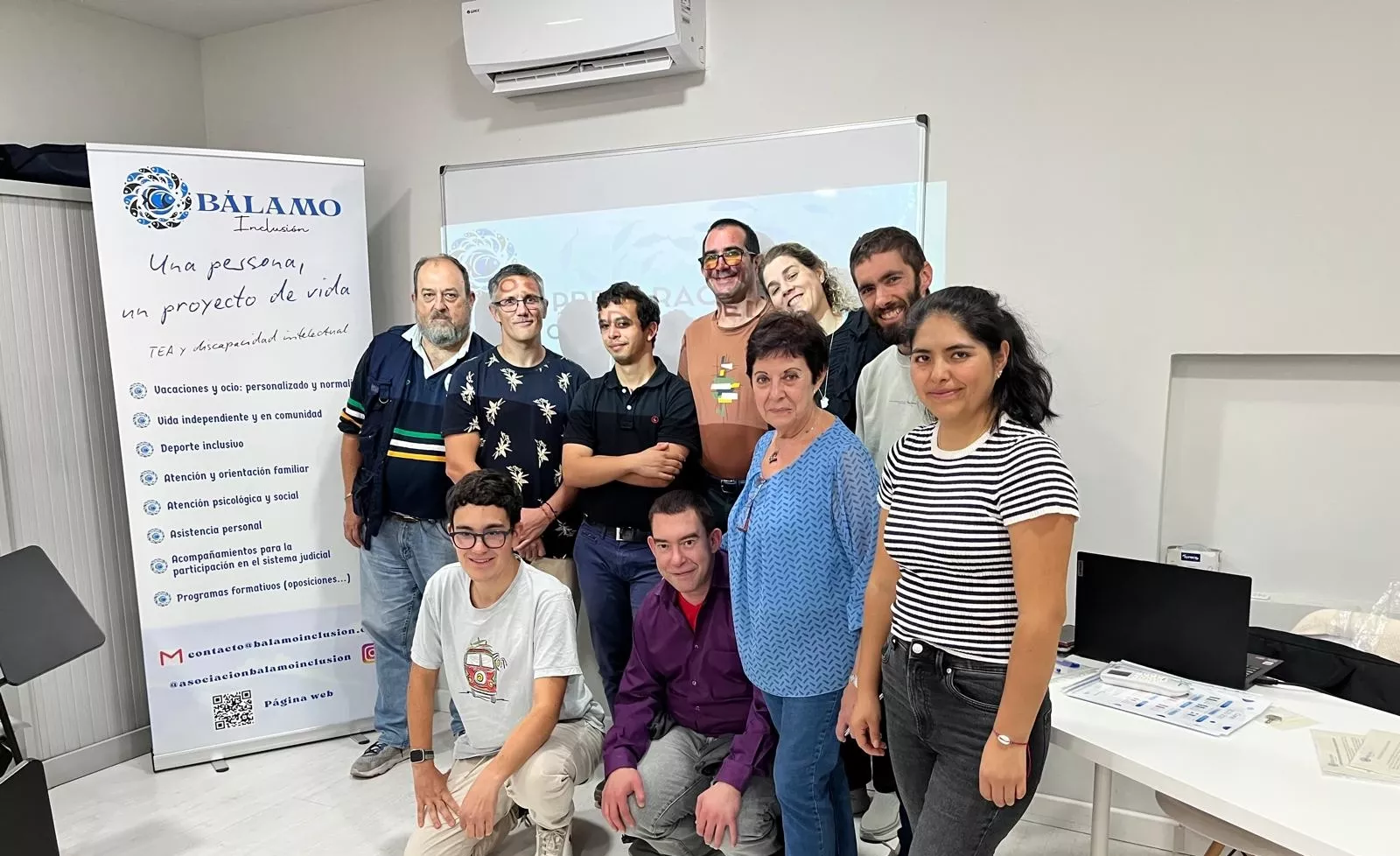 Profesionales y técnicos de la asociación